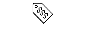 a graphic of a price tag representing high costs